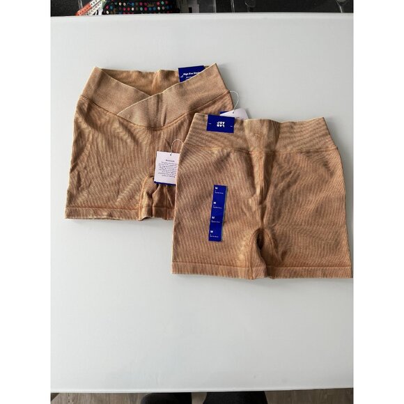 NWT JoyLab Women's High Rise Shorts Sand Brown Size M - PACK OF 2 - Picture 6 of 8